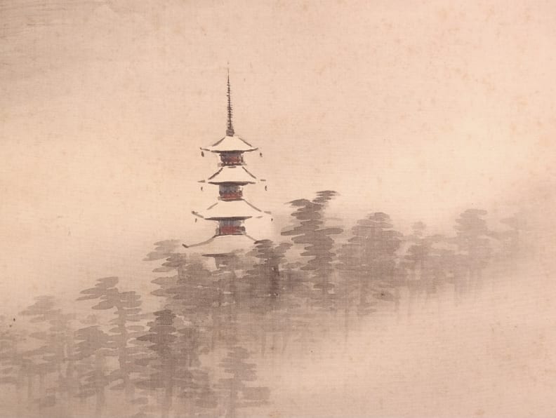 Hanging Scrolls by Baisen Hirai