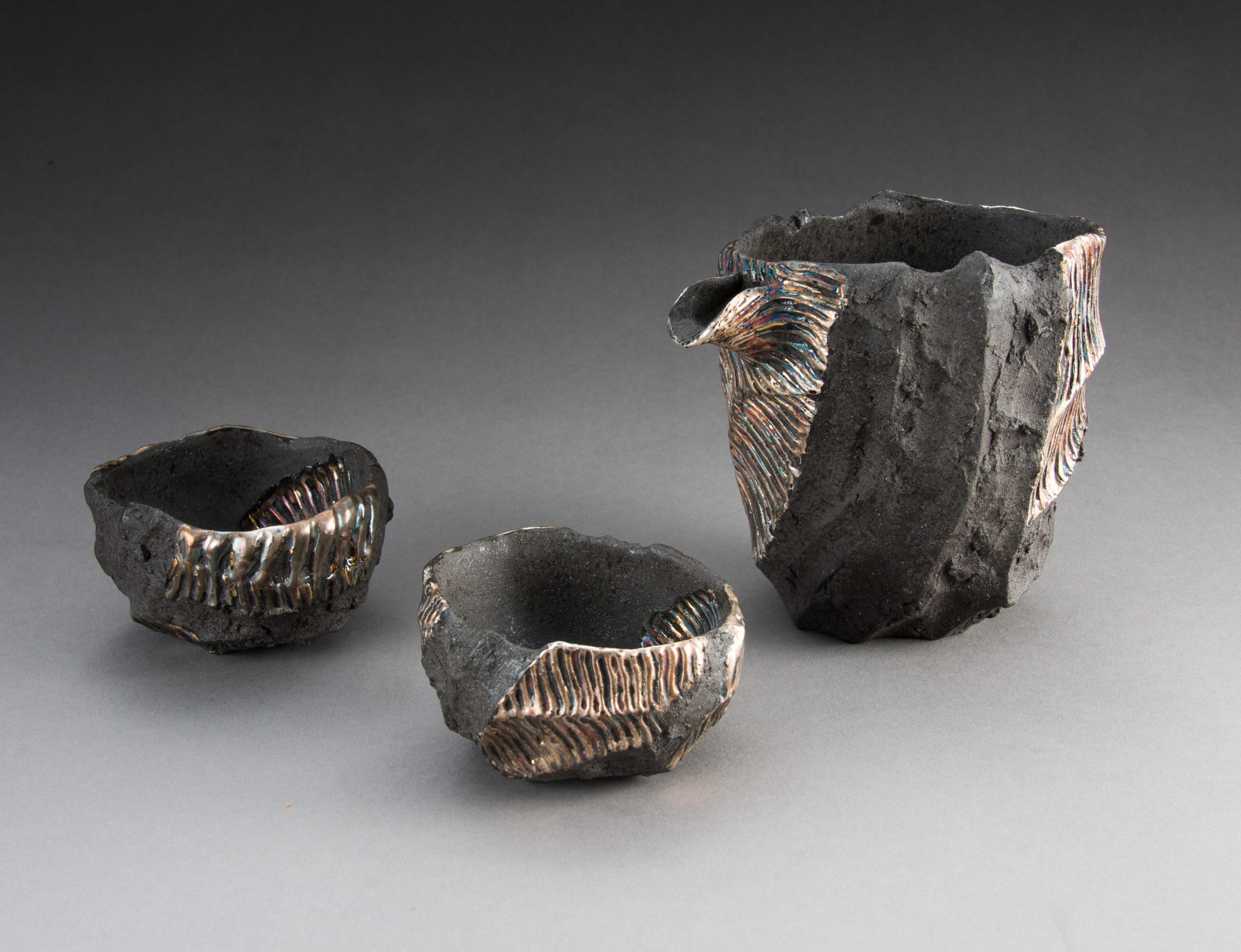 A Katakuchi Sake Set by Hiramatsu Ryoma