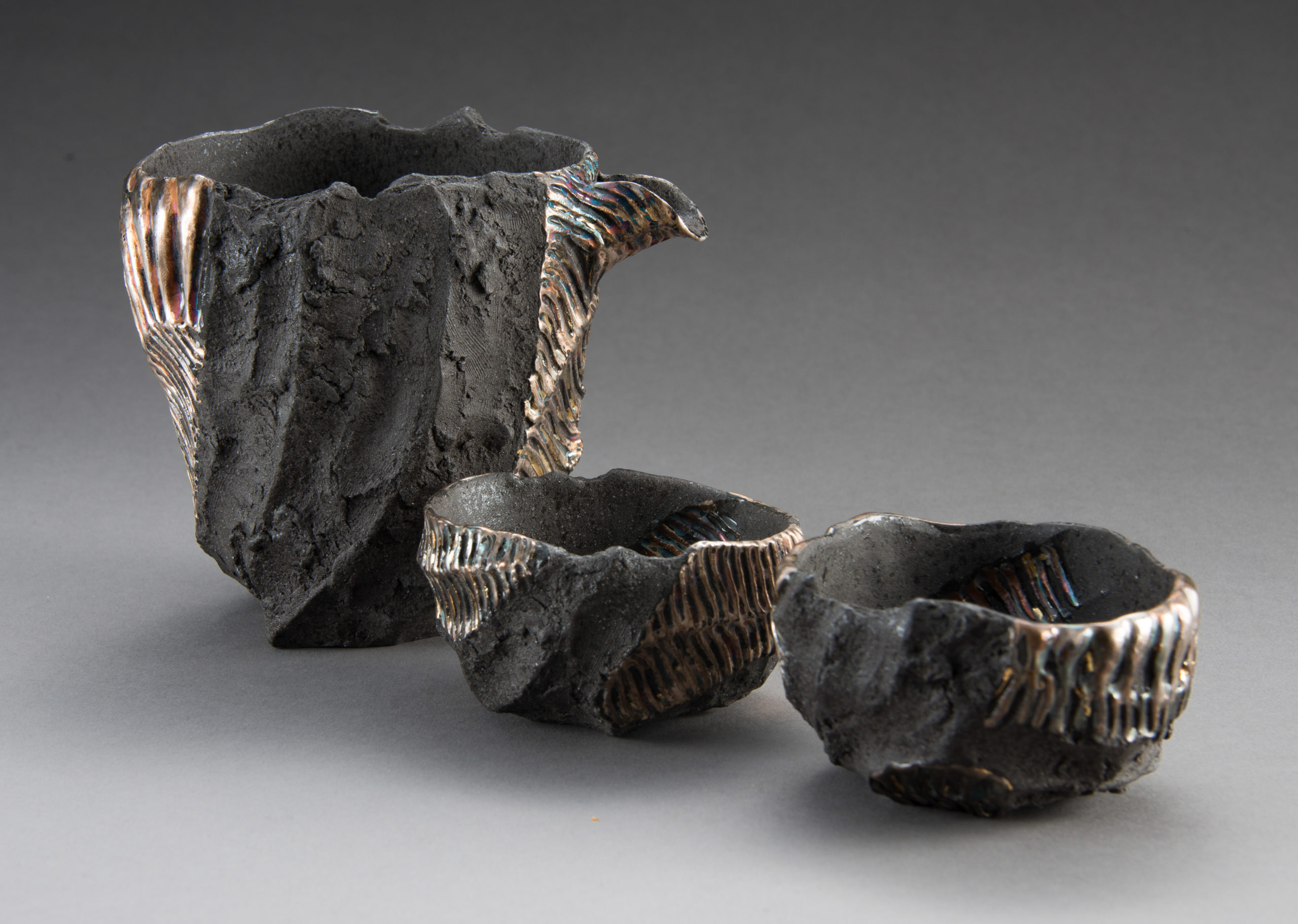 A Katakuchi Sake Set by Hiramatsu Ryoma